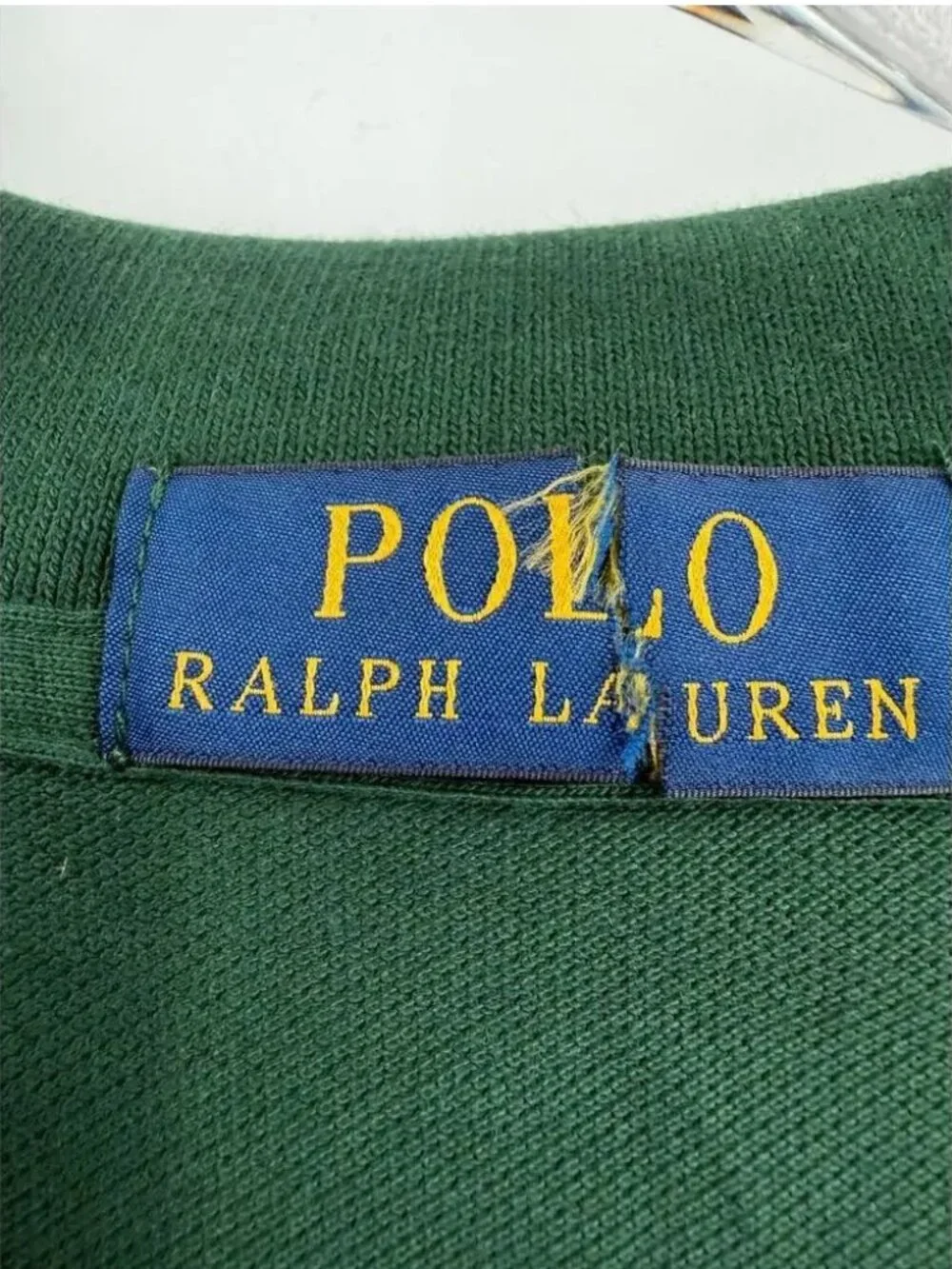 NEW POLO RALPH LAUREN Long Sleeve Polo Shirt LT Tall Green MSRP: $170 Cotton